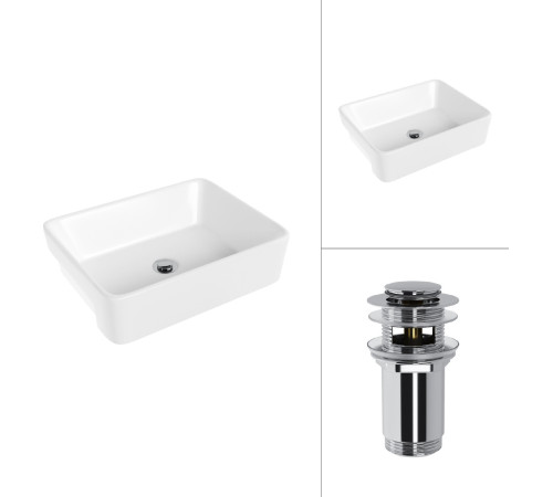 Умывальник Lauter 21675 + клапан 21190CH