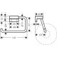 Держатель для туалетной бумаги Hansgrohe AddStoris 41771670