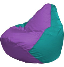Кресло-мешок Flagman Груша Макси Г2.1-112 бирюзовый/сиреневый