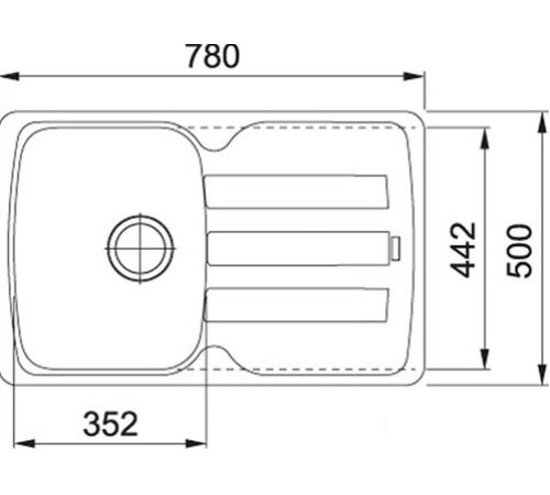 Кухонная мойка Franke Antea AZG 611-78 серый