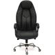 Кресло TetChair Boss Lux иск.кожа, кожзам черный/черный перфорированный 36-6/36-6/06