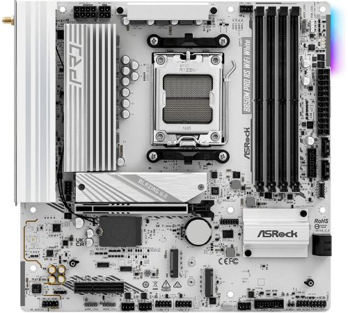 Материнская плата ASRock B850M Pro RS WiFi White