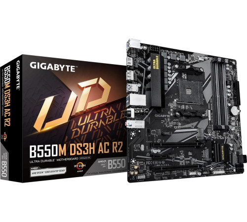 Материнская плата Gigabyte B550M DS3H AC R2