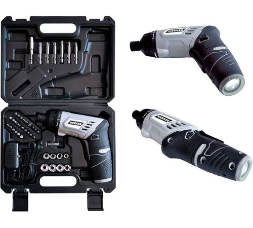 Электроотвертка Werker EWCD 001 с 1-им АКБ, кейс