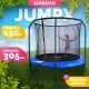 Батут Sundays JumpX 10FT синий, с сеткой, с лестницей