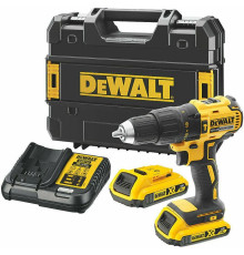 Ударная дрель-шуруповерт DeWalt DCD778D2T-QW с 2-мя АКБ, кейс