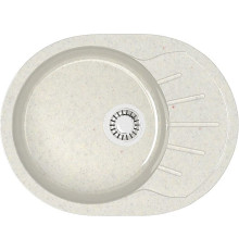 Кухонная мойка MARRBAXX Карельский камень модель 10/Q7 F010Q007 белый/хлопок