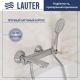Смеситель Lauter Velvet 21СК6696С с лейкой Living Daisy 21S10167