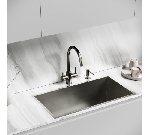 Смеситель Sancos Taper SC4012GG вороненая сталь