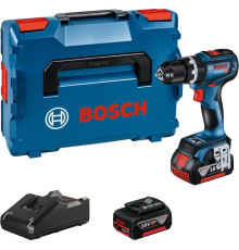 Ударная дрель-шуруповерт Bosch GSB 18V-90 C Professional 06019K6106 с 2-мя АКБ 5 Ач, кейс