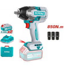 Гайковерт Total TIWLI2085 с 2-мя АКБ, кейс