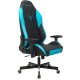 Игровое геймерское кресло Бюрократ Knight Neon черный/голубой экокожа