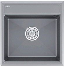 Кухонная мойка Paulmark Stepia-500 PM115051-GRM серый металлик
