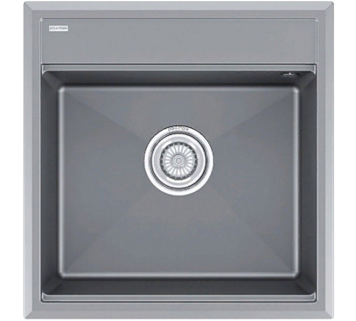 Кухонная мойка Paulmark Stepia-500 PM115051-GRM серый металлик