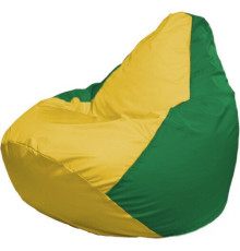 Кресло-мешок Flagman Груша Макси Г2.1-262 зеленый/желтый