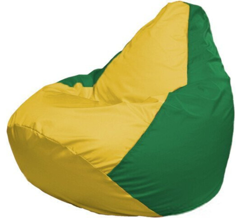 Кресло-мешок Flagman Груша Макси Г2.1-262 зеленый/желтый