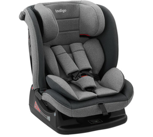 Детское автокресло Indigo Reflex Y913 светло-серый/серый