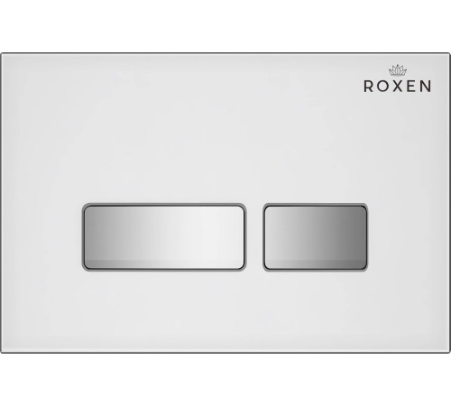 Унитаз подвесной Roxen Vine Tornado в комплекте с инсталляцией StounFix Dual Fresh 6 в 1 979024 кнопка: белый глянцевый