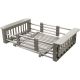 Кухонная мойка Schtoff Best Decor Silver 5050 + коландер KR-1 Grey + дозатор SD-1 SILVER