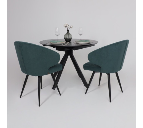 Стул Мамадома Rob-R1 360 b10 Green Lux/черный