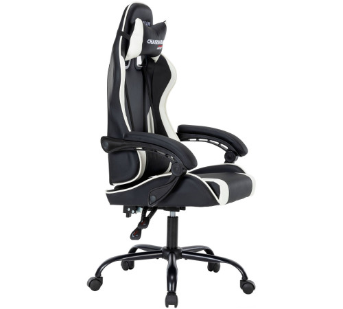 Кресло CHAIRMAN CH41 экокожа, черно-белый