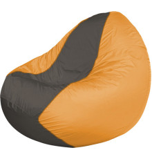 Кресло-мешок Flagman Classic К2.1-73 оранжевый/серый темный