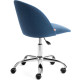 Кресло TetChair Melody ткань/флок, синий