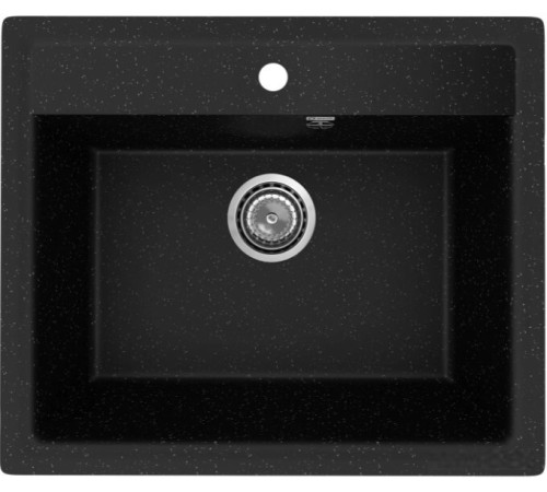 Кухонная мойка Practik PR-M 565-004 черный оникс