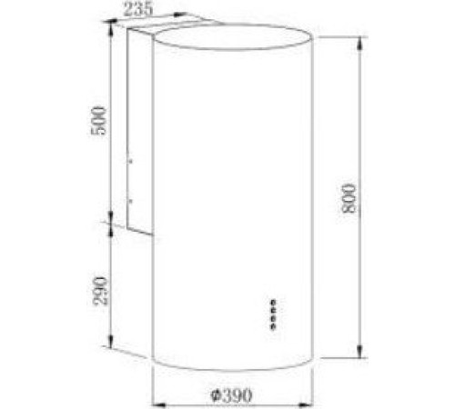 Кухонная вытяжка ZorG Rondo 1260 39 S черный
