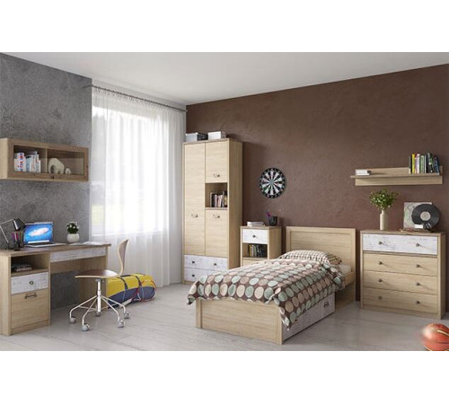 Стол Anrex Дизель 1D2SN/D2 120x60 см дуб мадура/энигма