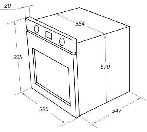 Электрический духовой шкаф MAUNFELD EOEM.769B3