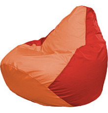 Кресло-мешок Flagman Груша Супер Мега 4XL Г5.1-217 оранжевый/красный