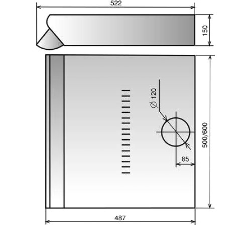 Кухонная вытяжка Elikor Davoline 60П-290-П3Л медь