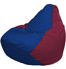 Кресло-мешок Flagman Груша Мега XXXL Г3.1-123 синий/бордовый
