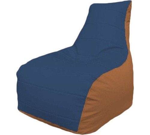 Кресло-мешок Flagman Бумеранг Б1.3-18 синий/оранжевый