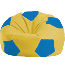 Кресло-мешок Flagman Мяч Стандарт М1.1-263 желтый/голубой