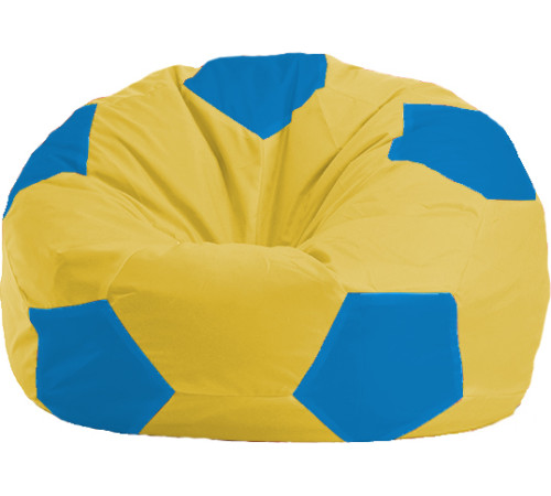 Кресло-мешок Flagman Мяч Стандарт М1.1-263 желтый/голубой