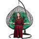 Подвесное кресло BiGarden Gemini черный/зеленый