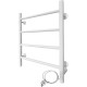 Полотенцесушитель Ростела Виктория 50x60/4 с диммером, белый правый