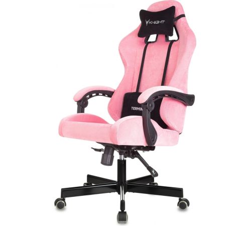 Офисное кресло Knight Terminator розовый Velvet 36