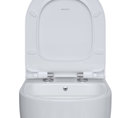 Унитаз подвесной Berges Wasserhaus Ego XL 54 с функцией биде, с сиденьем Slim SO