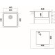 Кухонная мойка Ukinox Лофт LOB400.400-GT10P