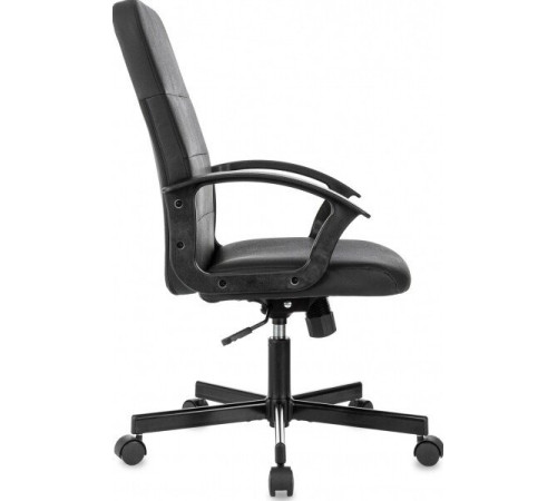 Офисное кресло Бюрократ Triest черный, экокожа