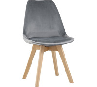 Стул Stool Group Frankfurt велюр серый