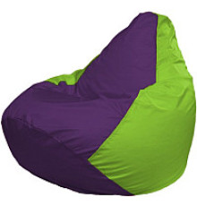 Кресло-мешок Flagman Груша Мега XXXL Г3.1-31 фиолетовый/салатовый