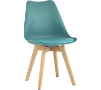 Стул Stool Group Frankfurt New Y863 серо-зеленый/деревянные ножки