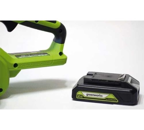 Аккумуляторная пила Greenworks GD24CS30K2 2007007UA с 1-м АКБ 2 Ач