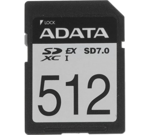 Карта памяти ADATA Premier Extreme SDXC SD 7.0 512GB ASD512GEX3L1-C