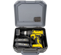 Дрель-шуруповерт Edon AD-18M с 2-мя АКБ, кейс, оснастка