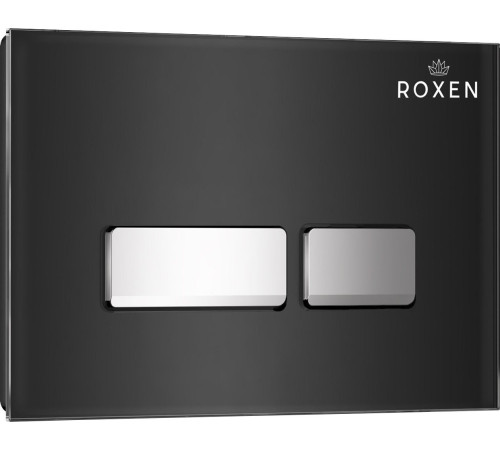 Унитаз подвесной Roxen Royal Matt в комплекте с инсталляцией StounFix Dual Fresh 6 в 1 968297 кнопка: черный/хром
